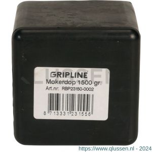 Gripline mokerdop rubber 1,5 kg kopmaat 42x42 mm RBP23150-0002