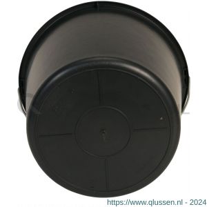 Gripline-O bouwemmer 20 L zwart knopbeugel L-scala EMM00200-0503
