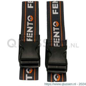 Fento kniebeschermer Home set elastieken met clip zwart RBP10400-0065