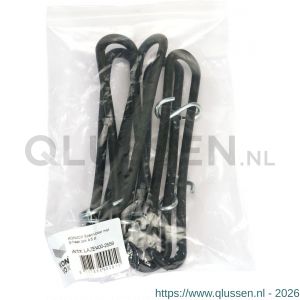 Konvox ladingzekering spanrubber met S haak zak 5 stuks LAZE1400-2559