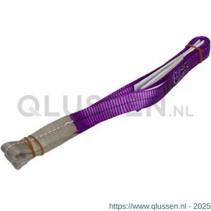 Konvox hijsband met lussen violet 1 ton 1 m LAZE1400-1930