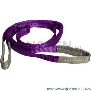 Konvox hijsband met lussen violet 1 ton 2 m LAZE1400-1937