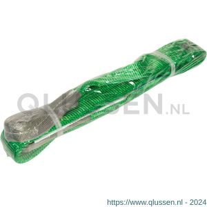 Konvox hijsband met lussen groen 2 ton 2 m LAZE1400-1982