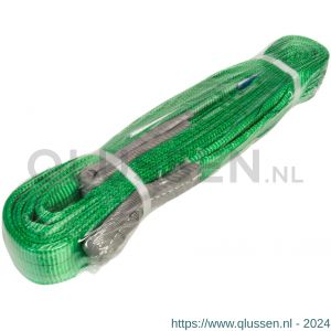 Konvox hijsband met lussen groen 2 ton 5 m LAZE1400-1996