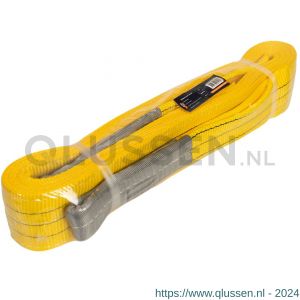 Konvox hijsband met lussen geel 3 ton 4 m LAZE1400-2027