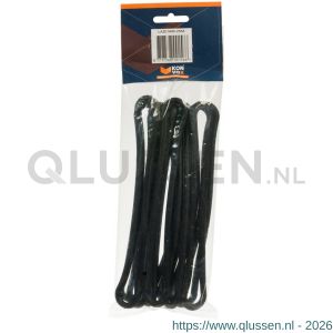 Konvox spanrubber 8 mm 25 cm set 10 stuks LAZE1400-2566