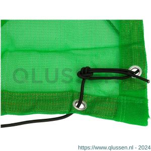 Konvox aanhangwagennet fijnmazig met elastiek 1,4x2,5 cm groen LAZE1400-2223
