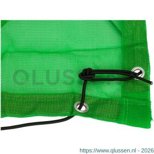 Konvox aanhangwagennet fijnmazig met elastiek 200x400 cm groen LAZE1400-2233