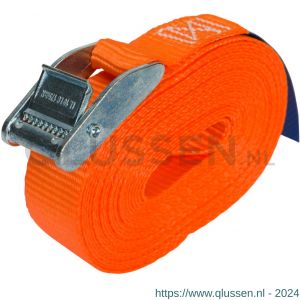 Konvox spanband 25 mm klemgesp 803 5 m 350 daN oranje