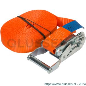 Konvox spanband Professioneel 25 mm ratel 909 5 m LC 1500 daN oranje LAZE1400-3678
