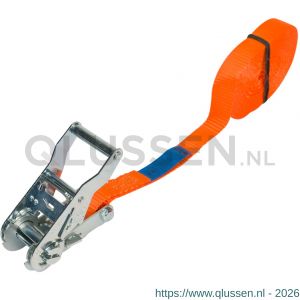 Konvox spanband Professioneel 25 mm ratel 909 7 m LC 1500 daN oranje LAZE1400-3680