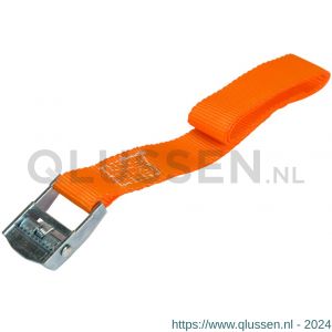 Konvox spanband 25 mm klemgesp 804 0,50 m LC 125/250 daN oranje