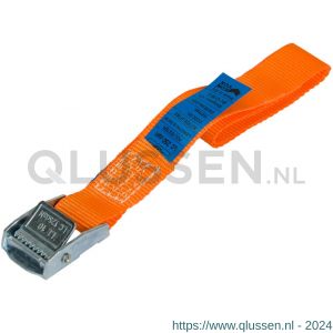 Konvox spanband 25 mm klemgesp 804 1,50 m LC 125/250 daN oranje
