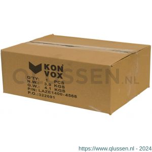 Konvox displaybox spanbanden 804 25 mm assorti 1, 2, 3 en 4 m LAZE1400-4568