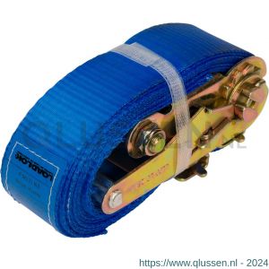Konvox spanband 50 mm ratel 910 fitting 1826 4 m blauw voor combirail LAZE1400-2936