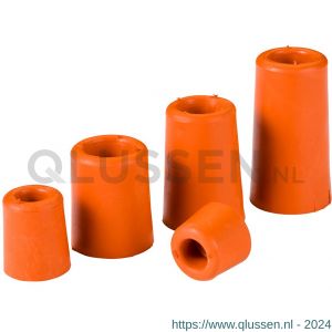 Gripline deurbuffer rubber 25 mm rood RBP02500-3001