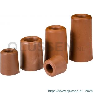 Gripline deurbuffer rubber 25 mm bruin RBP02500-4001