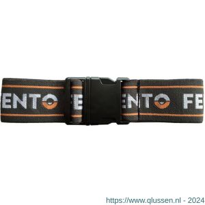 Fento kniebeschermer set elastieken met clip 400-Max zwart RBP10400-0064