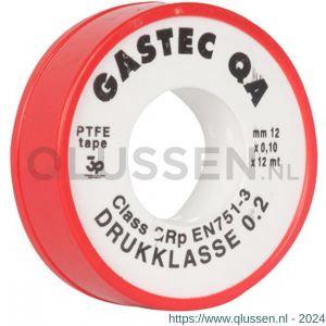 Nedco afdichtingstape PTFE tape rol 12 m x 12 mm Gastec 66200400