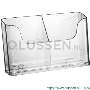 Nedco Display folderhouder 2 vaks voor 2x A5 transparant landscape 20100690