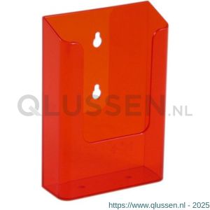 Nedco Display folderhouder wand 1/3 A4 NedNeon Orange 20300160