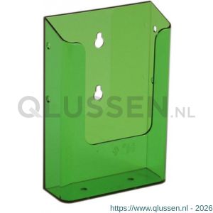 Nedco Display folderhouder wand 1/3 A4 NedNeon Green 20300164