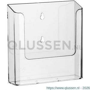 Nedco Display folderhouder wand A5 transparant 20300290