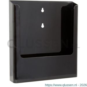 Nedco Display folderhouder wand A4 zwart 20300301