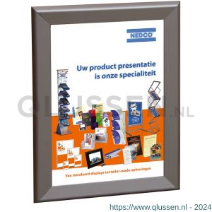 Nedco Display presentatiebord kliklijst standaard 32 mm verstek profiel A4 23000117