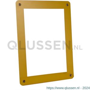 Nedco Display presentatiemiddel raamkaarthouder PVC geel kader A4 24300350