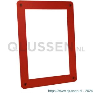 Nedco Display presentatiemiddel raamkaarthouder PVC rood kader A4 24300452