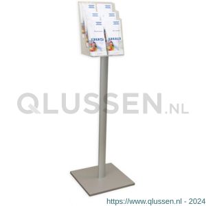 Nedco Display folderrek vloerdisplay met 1 folderhouder 6vaks 1/3 A4 portrait 24500199