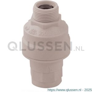 Nedco mechanische waterstop 3/4 inch buitendraad grijs-blauw 60900199V