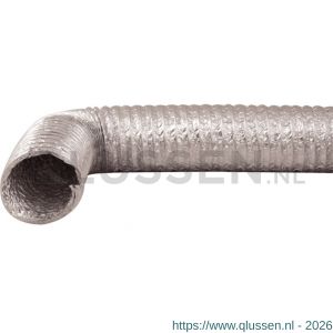 Dec ventilatiebuis flexibele afvoerslang diameter 127 mm blank aluminium 5,0 m 61001337