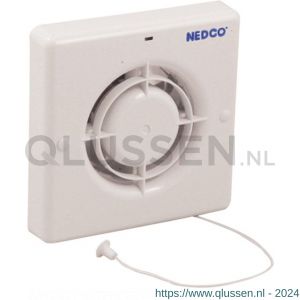 Nedco ventilator axiaal badkamer-toiletventilator CR 100 P ABS kunststof wit 61801100