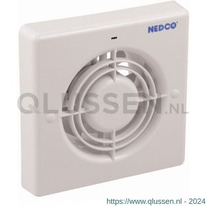 Nedco ventilator axiaal badkamer-toiletventilator CR 120 VT ABS kunststof wit 61802400