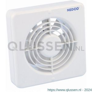 Nedco ventilator axiaal badkamer-keukenventilator CR 150 ABS kunststof wit 61803000