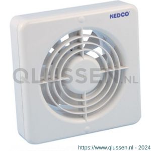 Nedco ventilator axiaal badkamer-keukenventilator CR 150 AVT ABS kunststof wit 61803900