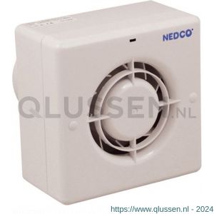 Nedco ventilator centrifugaal badkamer-toiletventilator CF 100 VT ABS kunststof wit 61805300