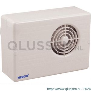 Nedco ventilator centrifugaal badkamer-toiletventilator CF 200 VT ABS kunststof wit 61805800