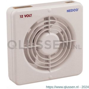 Nedco ventilator axiaal badkamerventilator CR 100 LV ABS kunststof wit 61810300