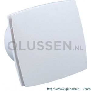 Eurovent ventilator axiaal badkamer-toiletventilator LD 100 ABS kunststof front wit 61900100