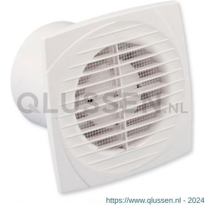 Eurovent ventilator axiaal badkamer-toiletventilator DT 100 ABS kunststof wit 61900700