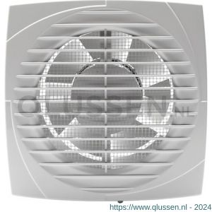 Eurovent ventilator axiaal badkamer-toiletventilator DTH 125 ABS kunststof wit 61901300