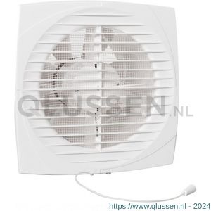 Eurovent ventilator axiaal badkamer-keukenventilator DV 150 ABS kunststof wit 61901600