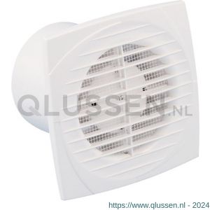 Eurovent ventilator axiaal badkamer-keukenventilator DVT 150 ABS kunststof wit 61901900