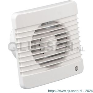 Eurovent ventilator axiaal badkamer-keukenventilator MT 150 ABS kunststof wit 61904700