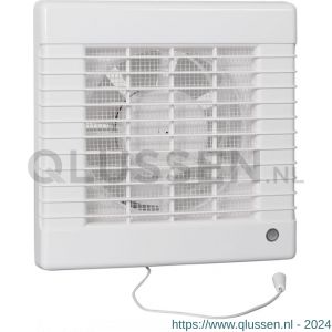 Eurovent ventilator axiaal badkamer-toiletventilator M1T 100 ABS kunststof wit 61905100