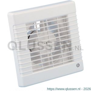 Eurovent ventilator axiaal badkamer-keukenventilator M1 150 ABS kunststof wit 61905900