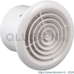 Eurovent ventilator axiaal badkamer-toiletventilator PF 100 ABS kunststof wit 61907900